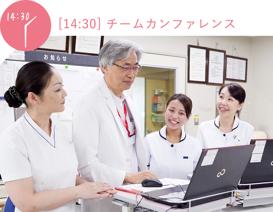 14時30分 チームカンファレンス